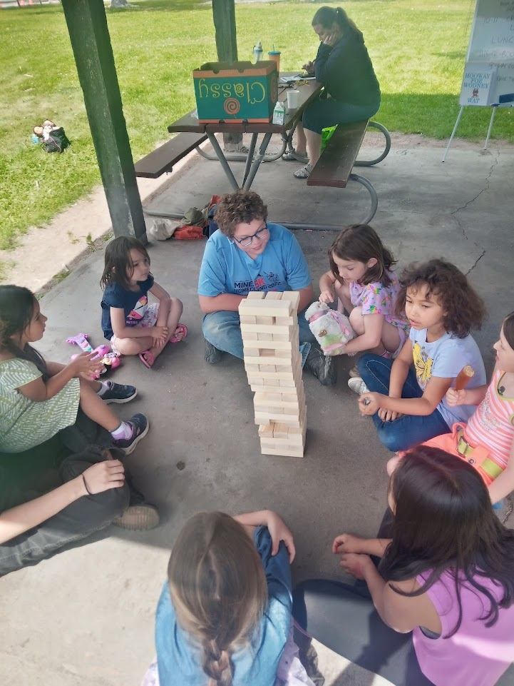 Children participate in summer learning thanks to Alamosa Public Library's ESSER funding.
