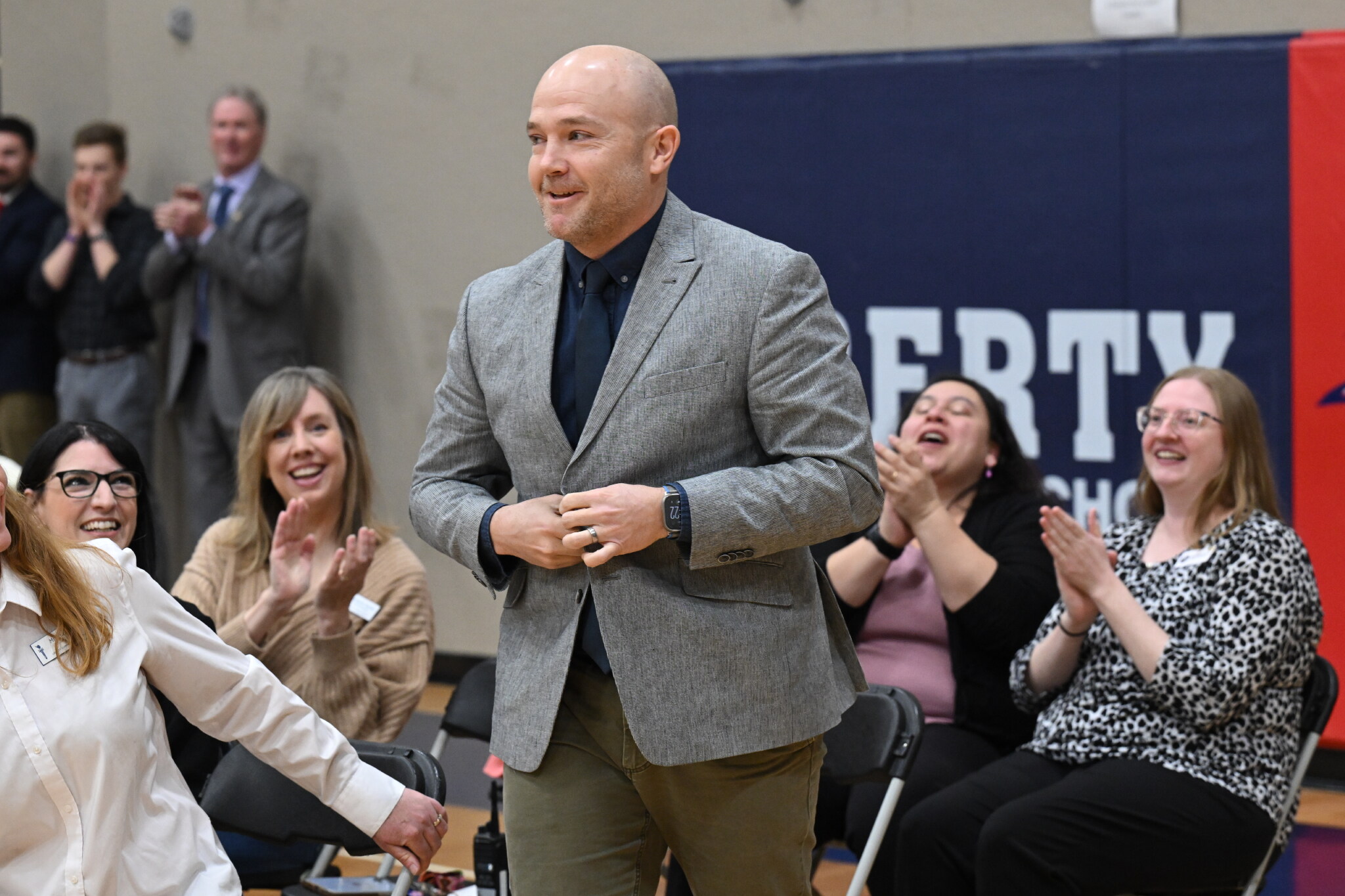 Photo of Liberty Common High School Assistant Principal and AP Microeconomics teacher Chris Reynolds