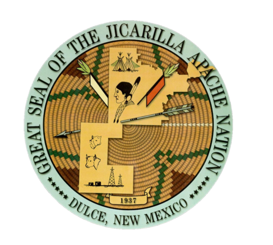 The Great Seal of the Jicarilla Apache Nation, Dulce, New Mexico.