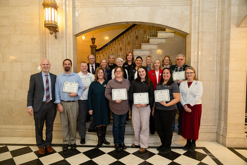 Photo of National Board Certified Teachers at board meeting