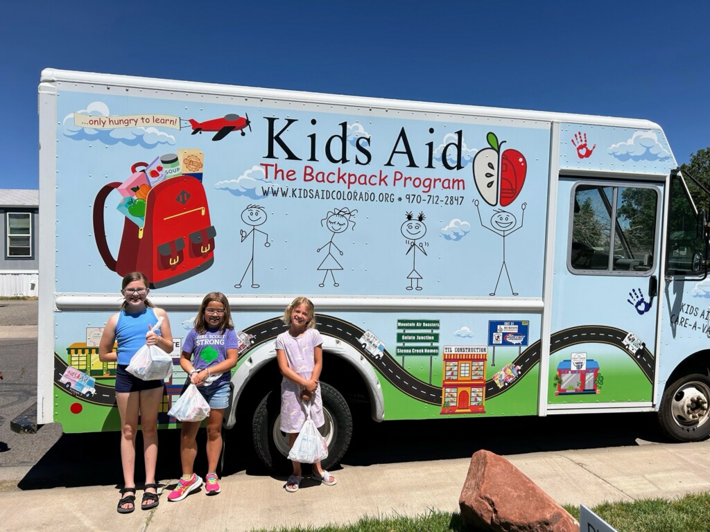 Photo of van of Backpack Food Program