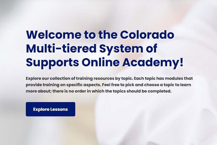 Online Academy Homepage